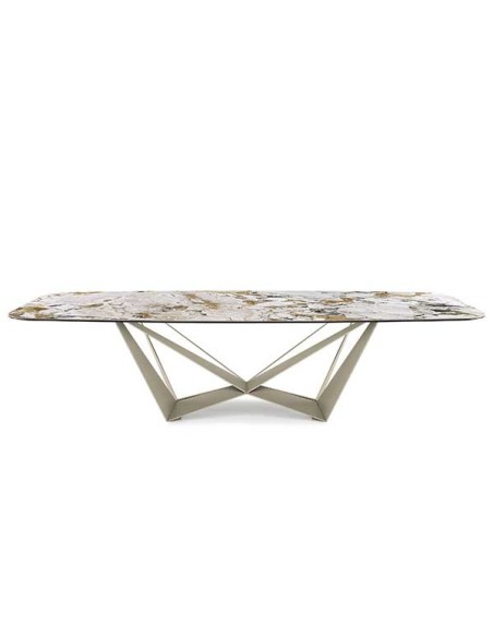 Mesa Skorpio Keramik blanca
