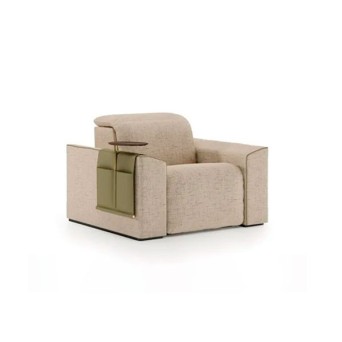 Sillón reclinable modelo Kubrik de diseño italiano