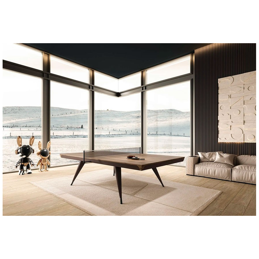 Mesa de Ping Pong recubierta de piel natural en Muebles Lara