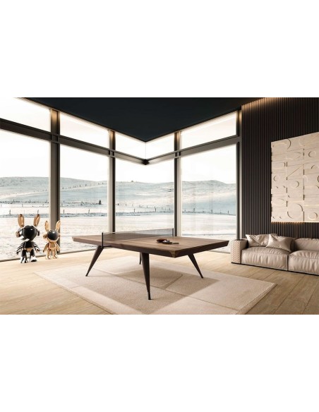 Mesa de Ping Pong recubierta de piel natural en Muebles Lara