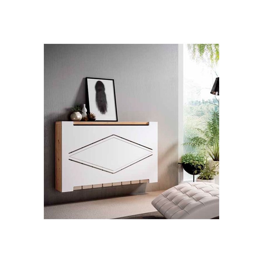 Modelo de cubreradiador H800 preparador para colgar a pared