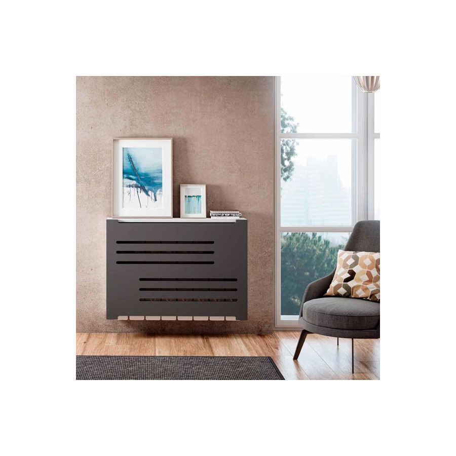 Cubreradiador con panel decorativo en Muebles Lara