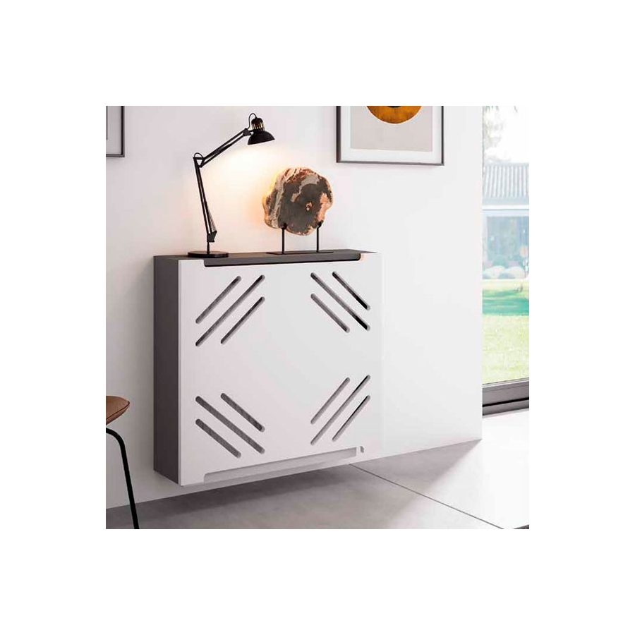 Cubreradiador con panel decorativo configurable en Muebles Lara