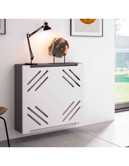 Cubreradiador con panel decorativo configurable en Muebles Lara