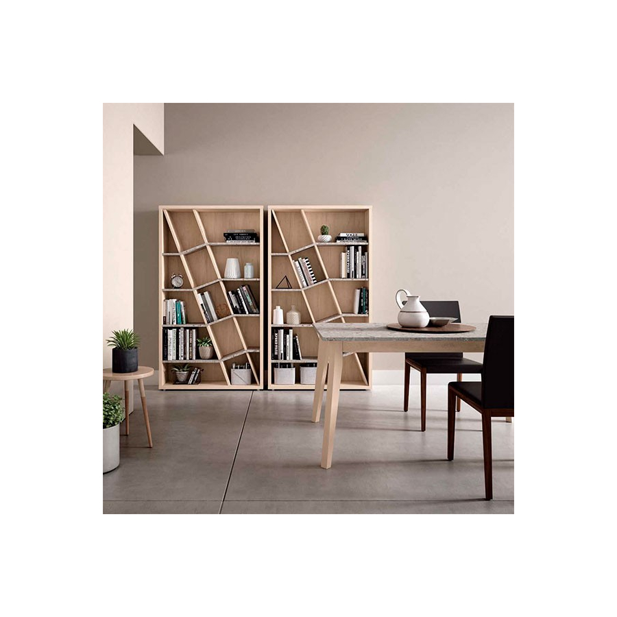 Mesa con tapa en melamina color Piedra Muebles Lara