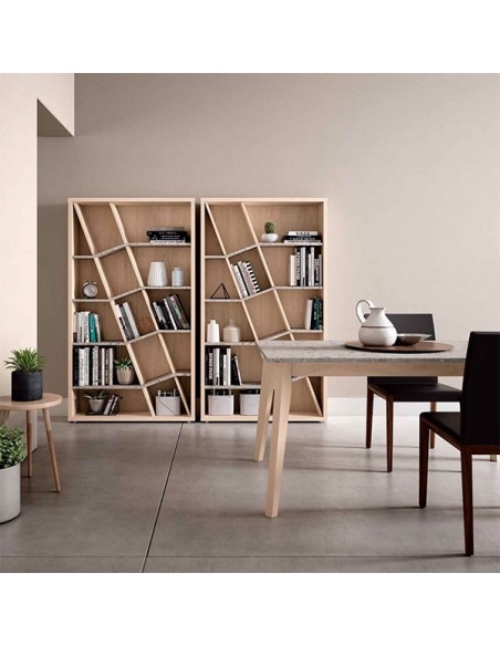 Mesa con tapa en melamina color Piedra Muebles Lara