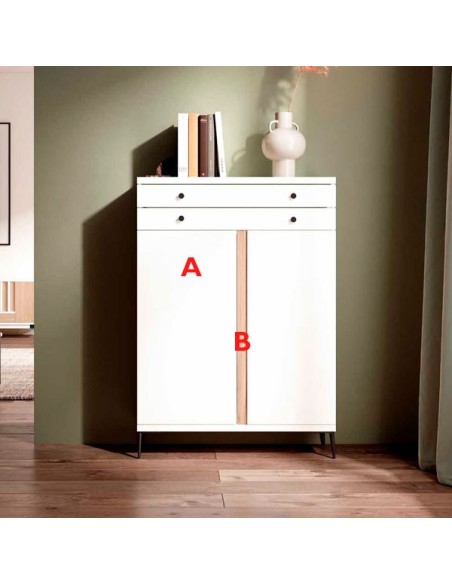 Personalización de acabados para zapateros o muebles auxiliares