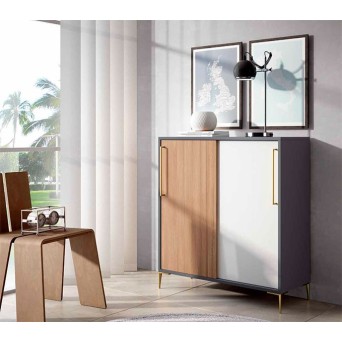 Zapatero H312 con puertas correderas en Muebles Lara 2