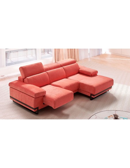 Sofá con chaise longue Chloe