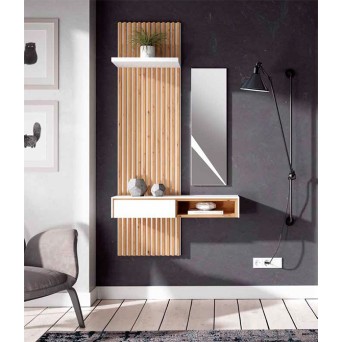 Recibidor H113, de estilo moderno y fabricado en melamina 2