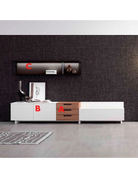 Personalización de acabados del Salón Nexa C217 de Mesegue