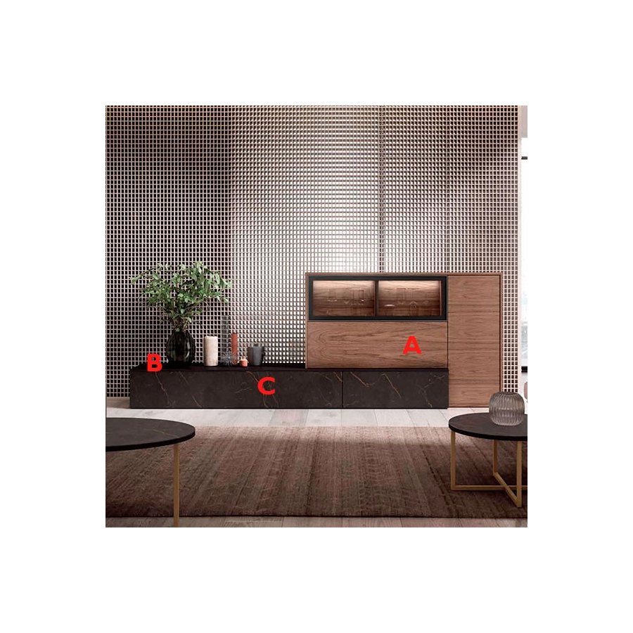 Personalización de acabados del Salón Nexa C219 de Mesegue