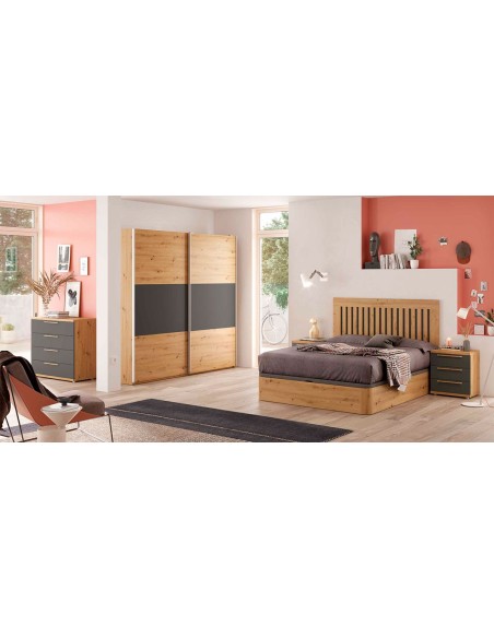 Dormitorio Kronos 501 fabricado en melamina