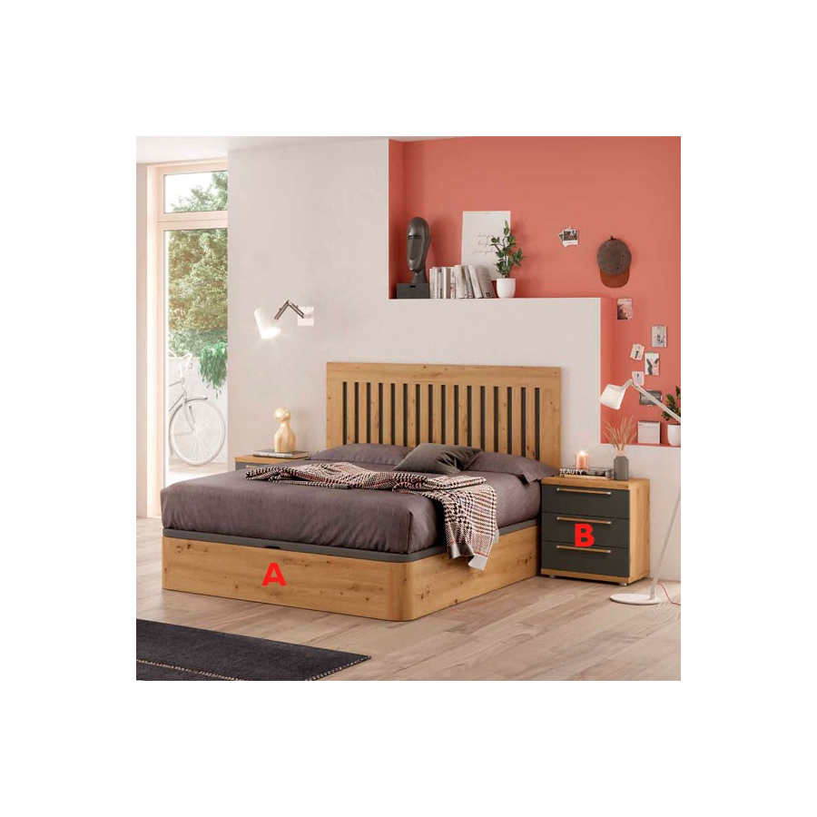 Dormitorio Kronos 501 con canapé