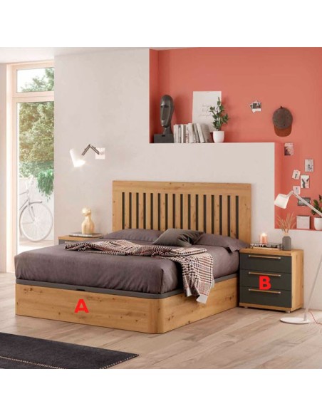 Dormitorio Kronos 501 con canapé