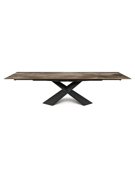 Mesa extensible modelo Tyron con sobre en CrystalArt