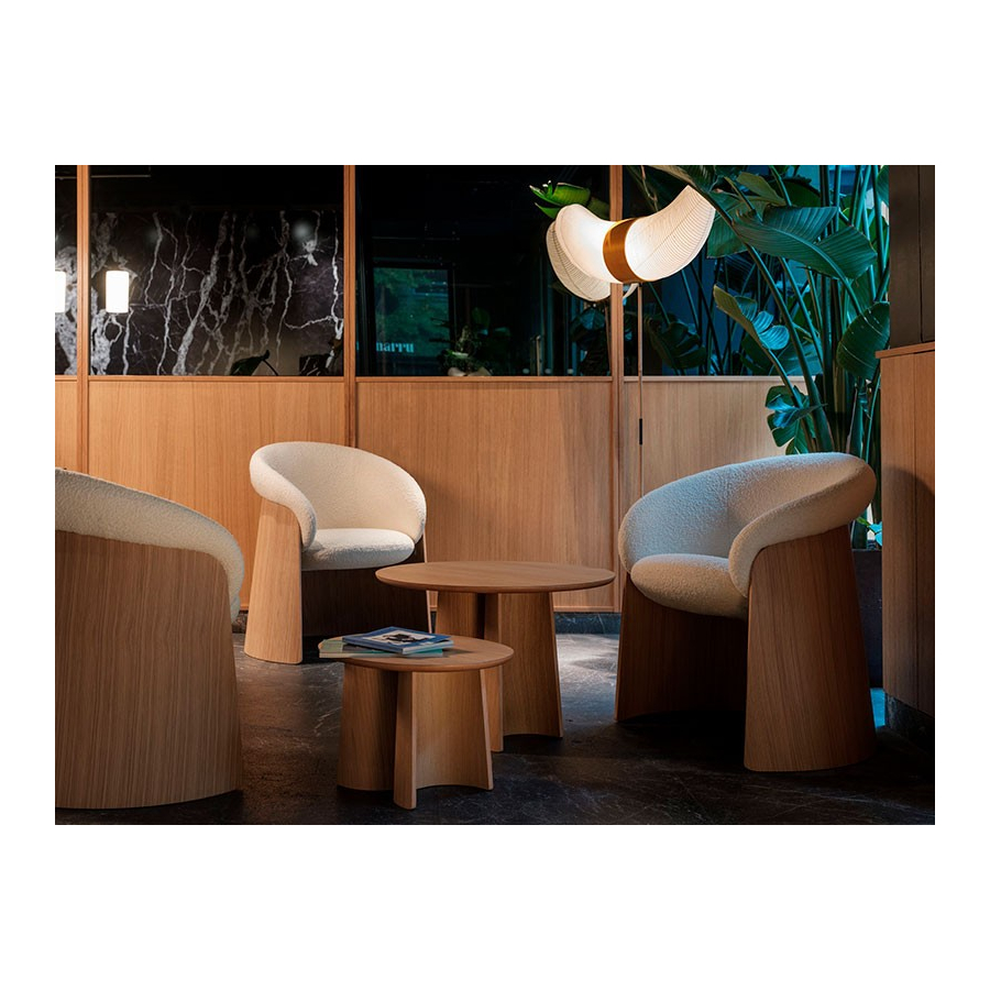 Silla Ginger con base de madera