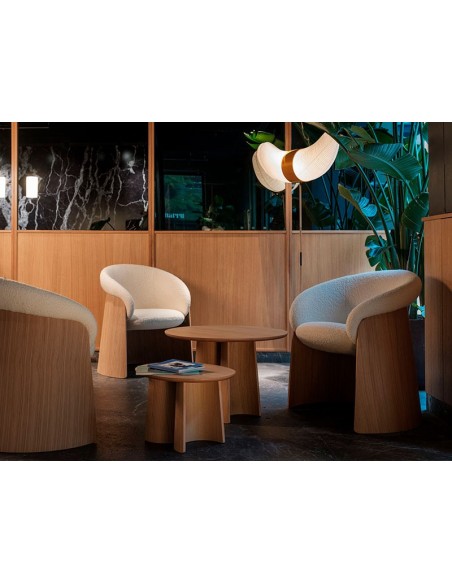 Silla Ginger con base de madera