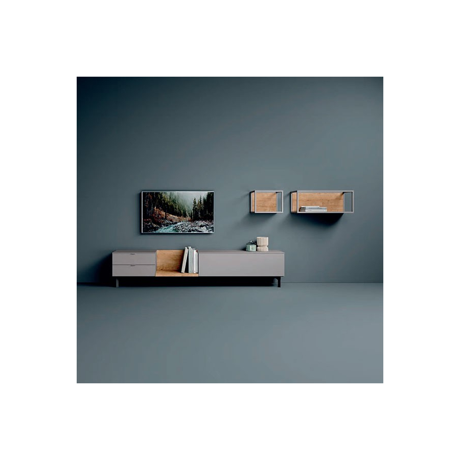 Composición de salón Way 2 de Antaix, con varios módulos y totalmente personalizable