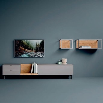 Composición de salón Way 2 de Antaix, fabricado e melamina