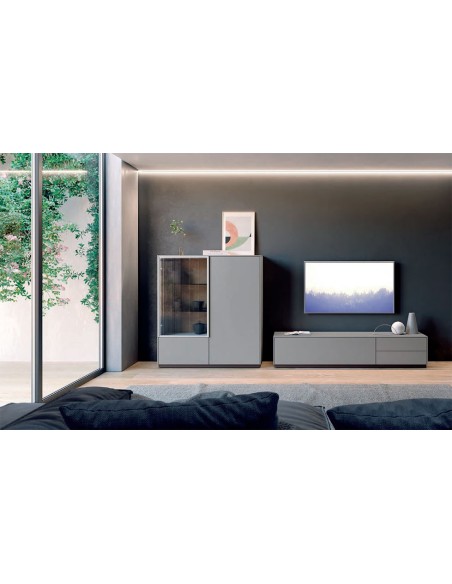 Salón con vitrina Way 8 en Muebles Lara