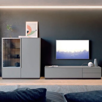 Composición de salón Way 8 de Antaix, fabricado en melamina