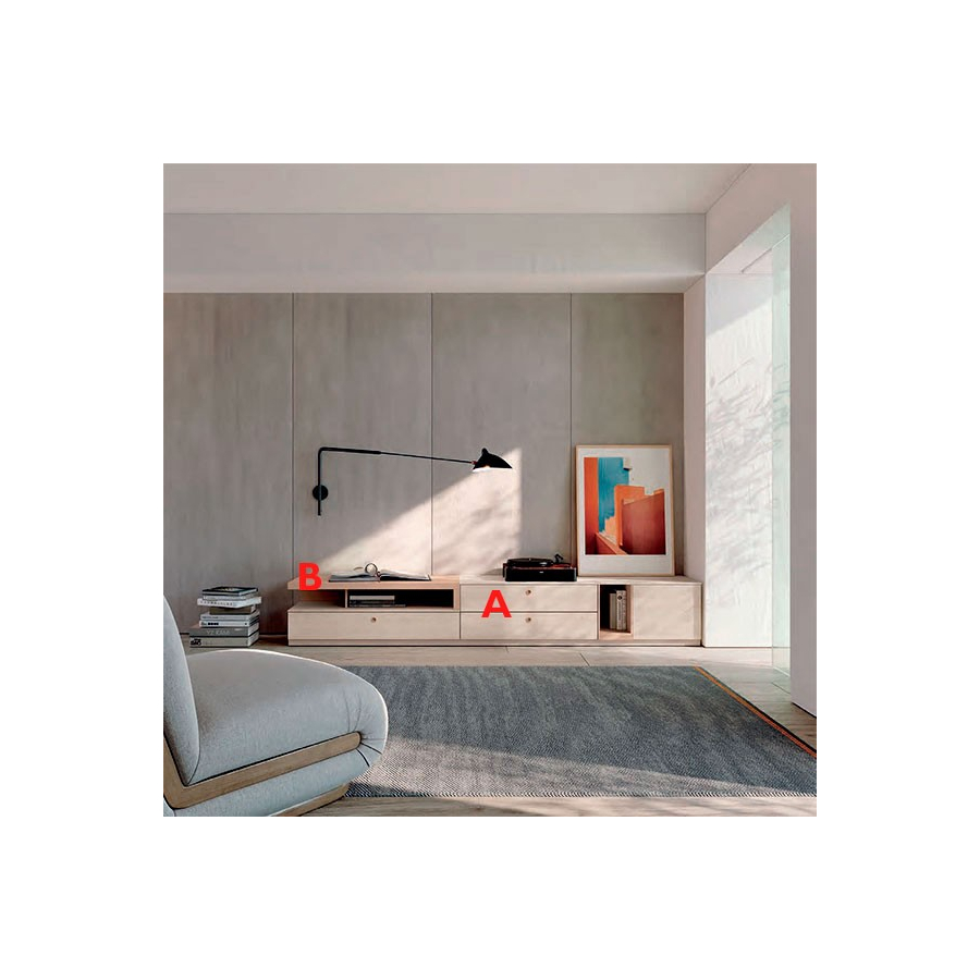 Personalización de acabados para mueble de Tv en Muebles Lara
