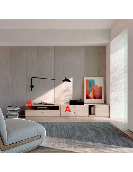 Personalización de acabados para mueble de Tv en Muebles Lara