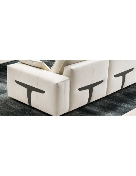 Chaiselongue Keiko patas negro