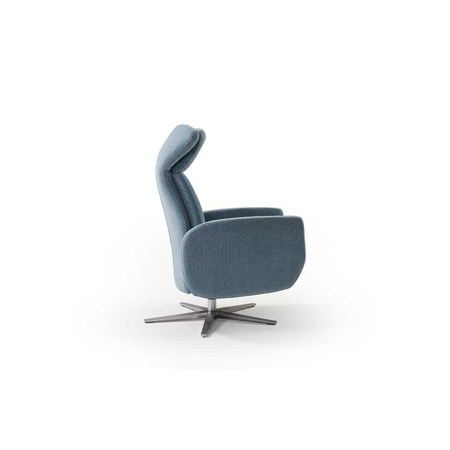 Sillón trevi tapizado azul