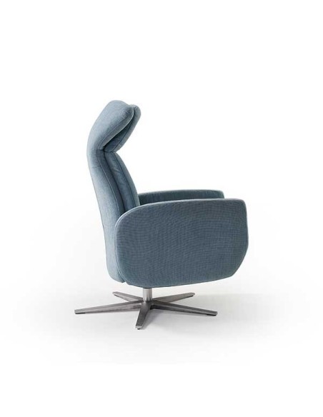 Sillón trevi tapizado azul