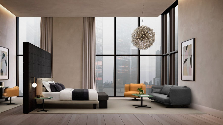 Cama Serene TAPIZADA