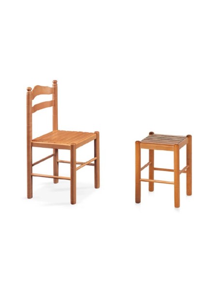 Colección Maite de madera estilo rústico
