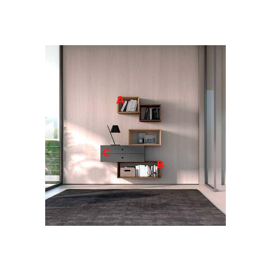 Personalización de acabados de la Composición para salón colgada a pared Q12