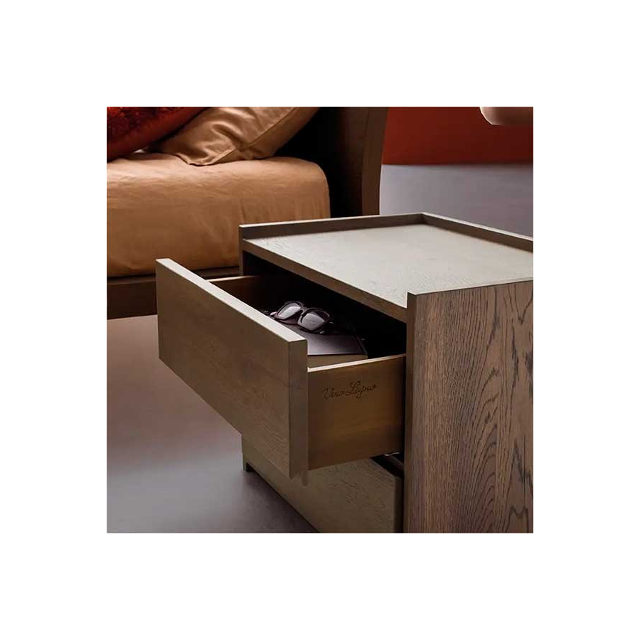 Mesita de noche Groove madera