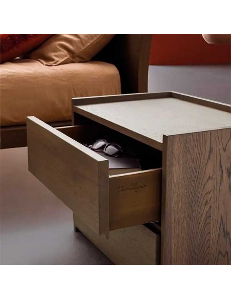 Mesita de noche Groove madera