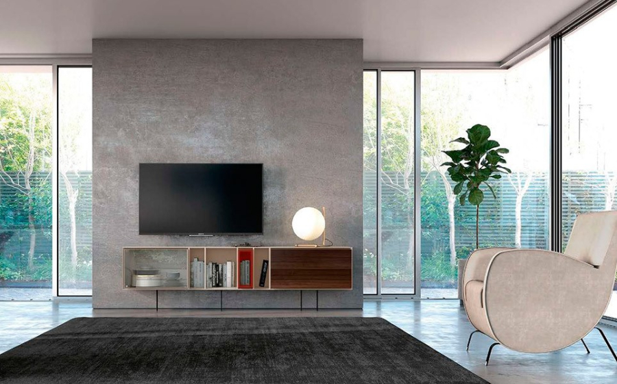 Vista en ambiente del Mueble TV Yoko 11 de Loyra