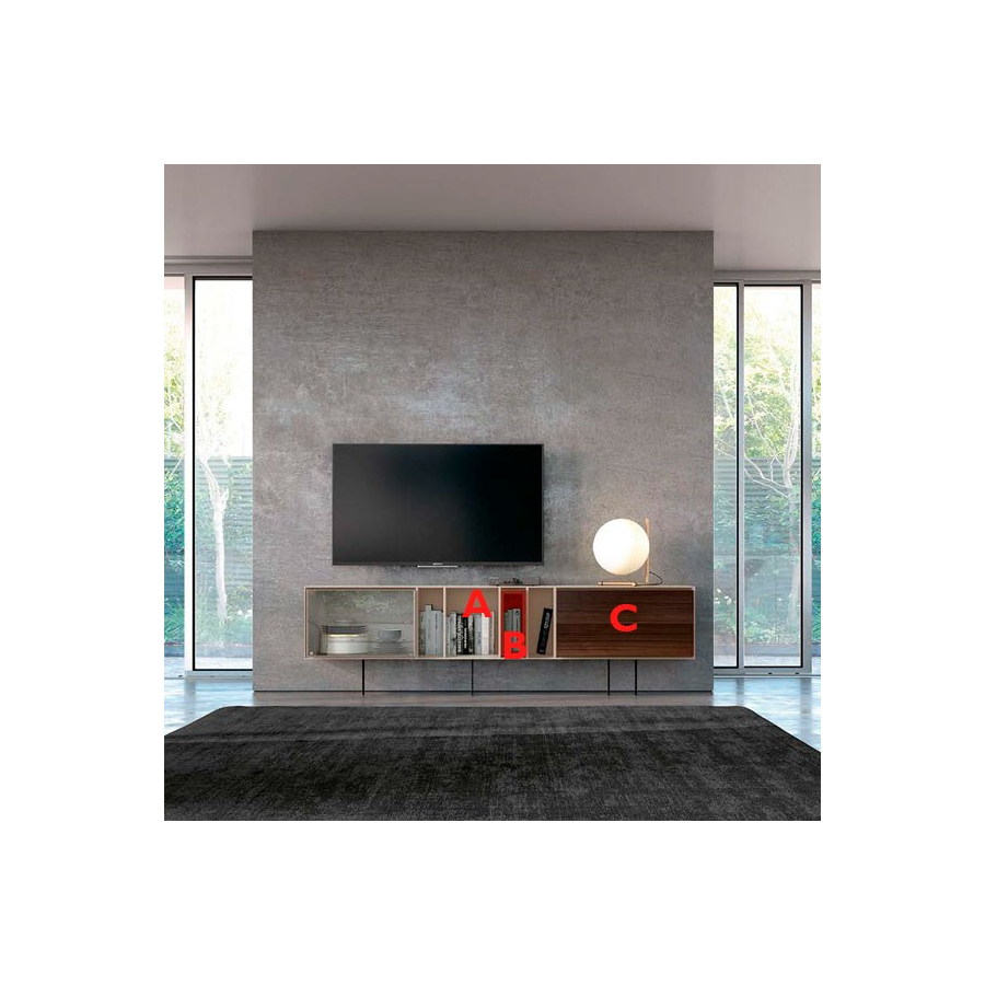 Personalización de acabados del Mueble TV Yoko 11 de Loyra