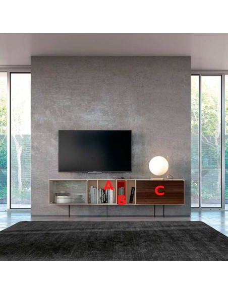 Personalización de acabados del Mueble TV Yoko 11 de Loyra