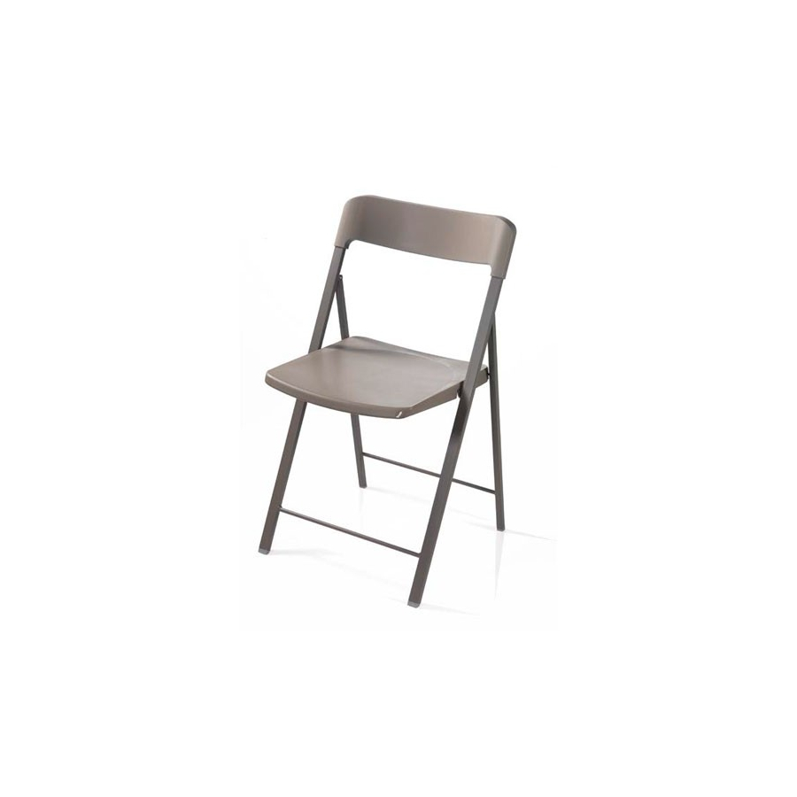 Silla Zeta plegable con estructura de acero