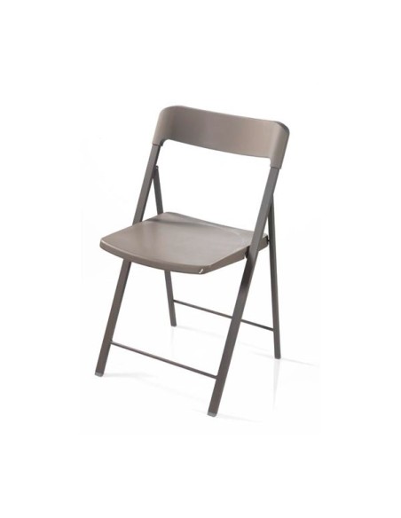Silla Zeta plegable con estructura de acero
