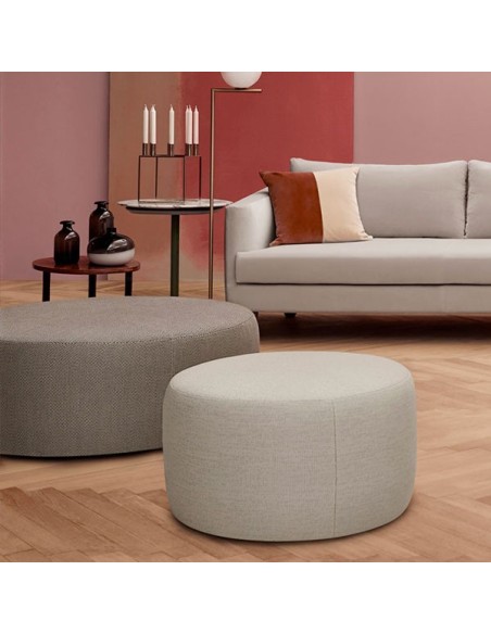 Pouf de diseño tapizados en tela