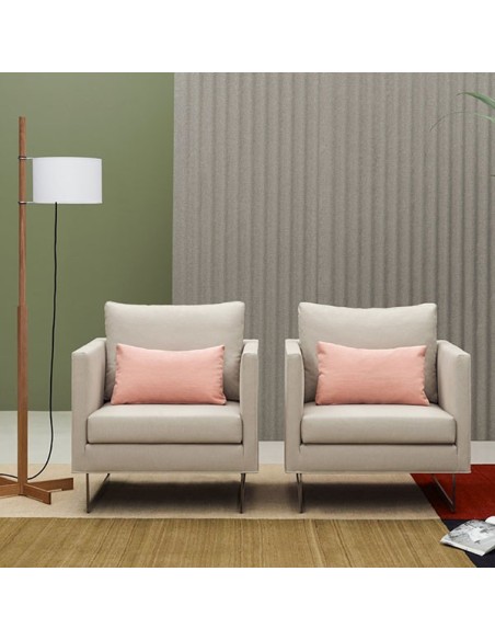 Butaca Deck con base metálica estándar en Muebles Lara