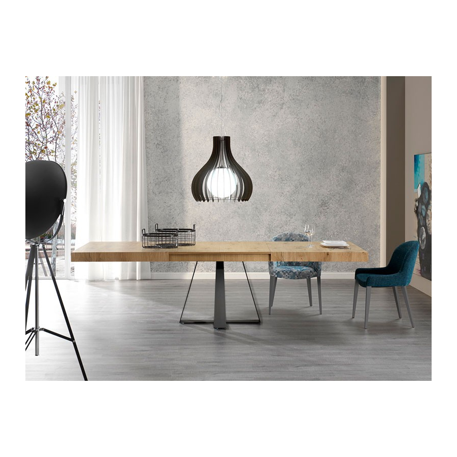 Mesa de comedor extensible de la firma nacional Indesan