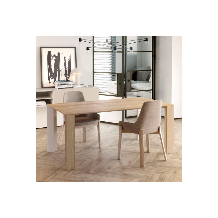 Mesa de comedor extensible personalizable