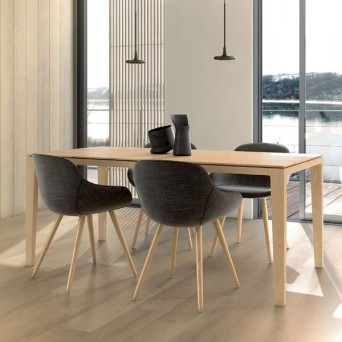 Mesa de comedor extensible personalizable