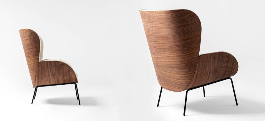 Butaca Norman Trebol Mobiliario madera