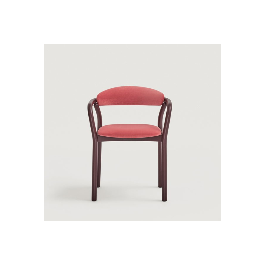 Silla Cécile con estructura de metal