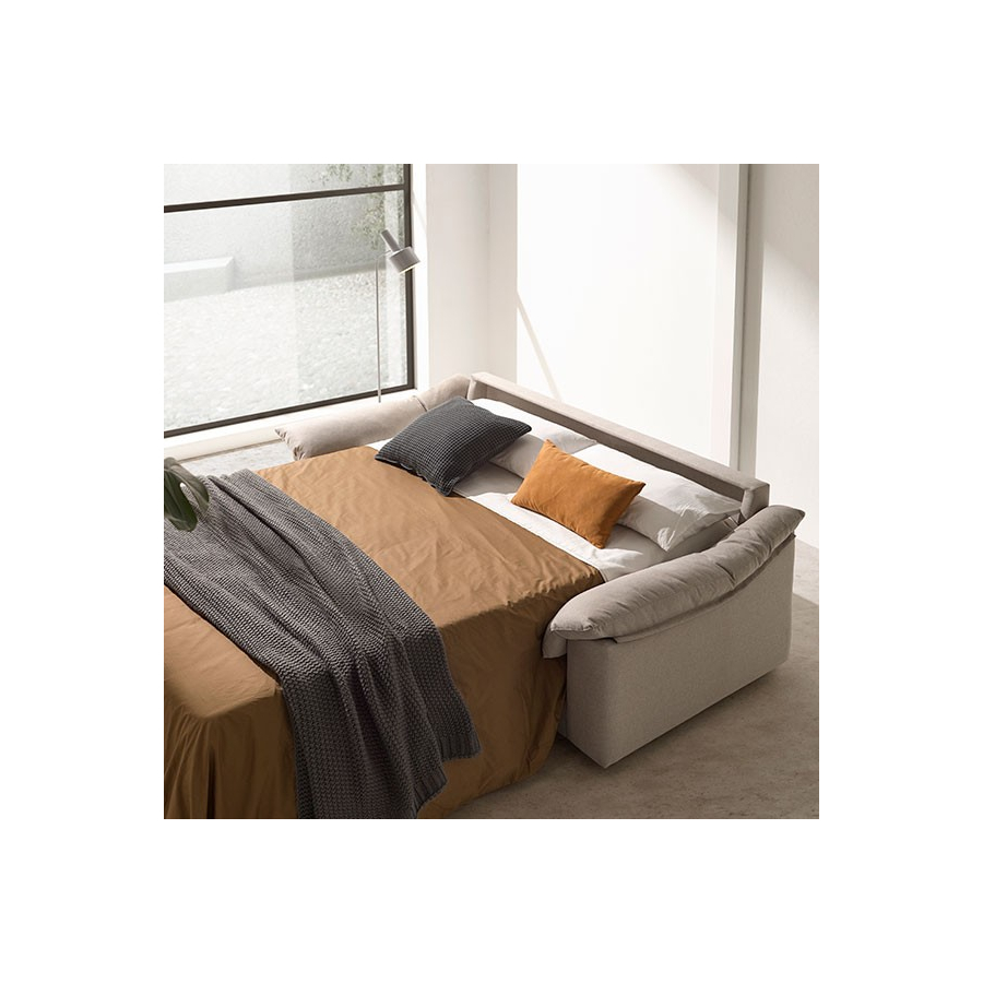 Sofá cama tapizado en Muebles Lara