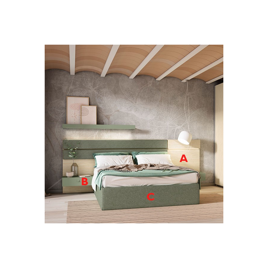 Dormitorio juvenil fabricado en melamina